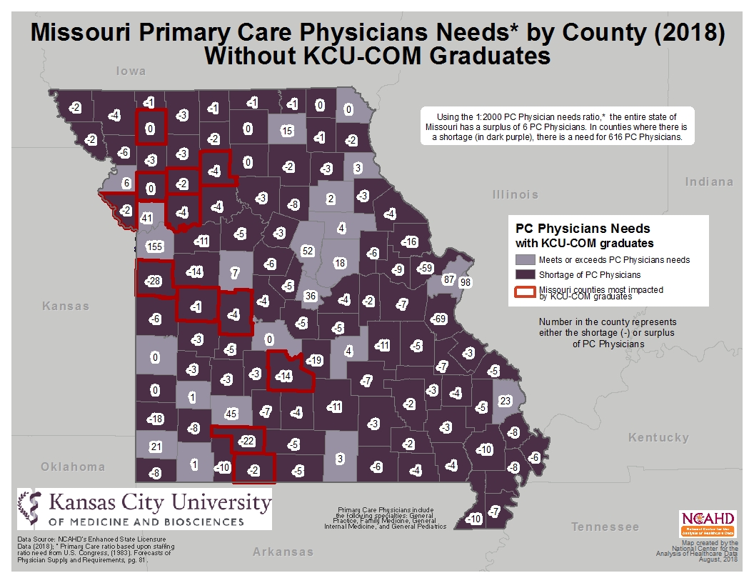 Missouri PC Needs without KCUMB